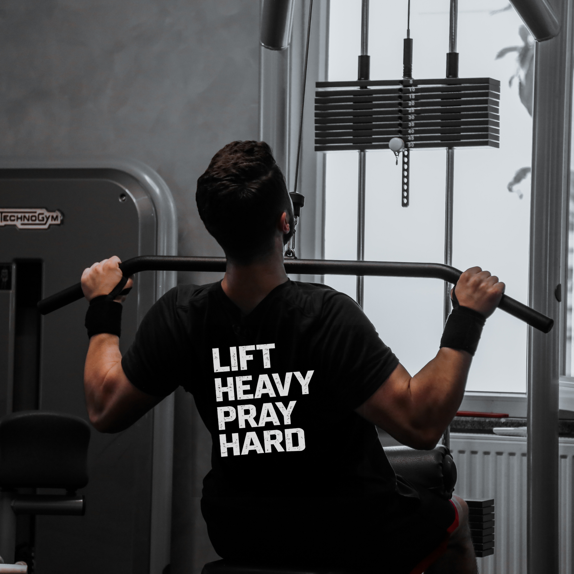 Lift Heavy Pray Hard Tee