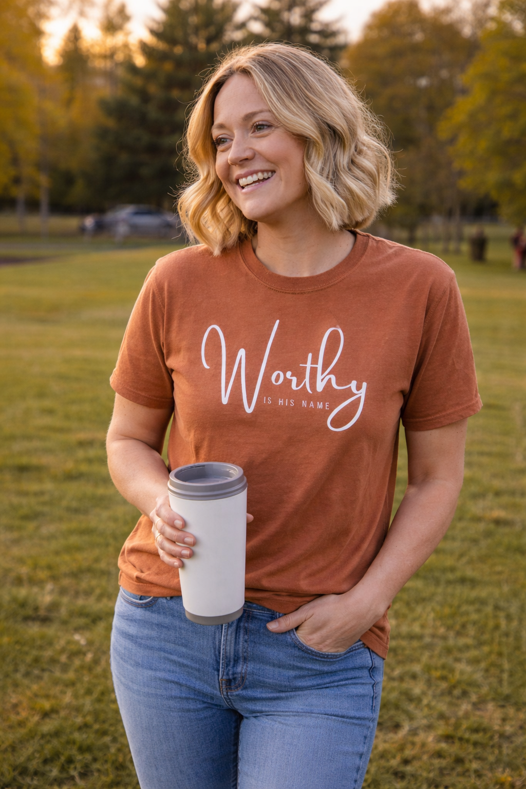 Worthy Is His Name Tee
